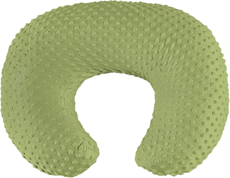 ANHEBEIBEI Nursing Pillow for Bottle and Breastfeeding, Ergonomic Comfort Nursing Essentials for Mom and Baby, Feeding Support Pillow with Removable Cover, Easier and Healthier Nursing (Dark Green) - Image 2